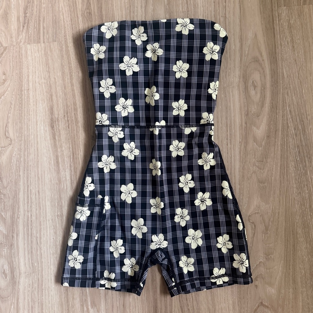 Active By Teal Anu Strapless Romper